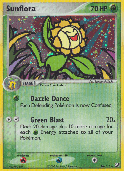 Sunflora Unseen Forces card
