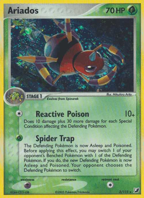 Ariados Unseen Forces card