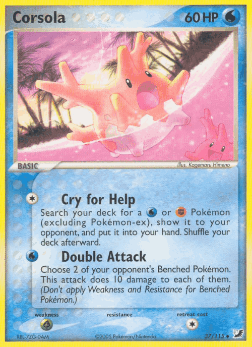 Corsola Unseen Forces card
