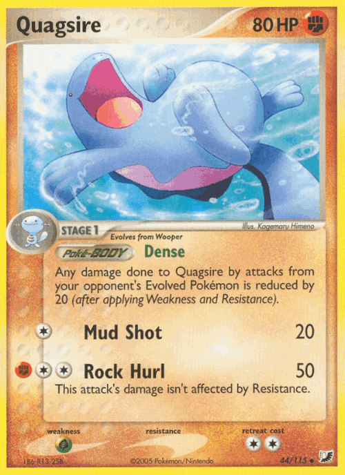Quagsire Unseen Forces card