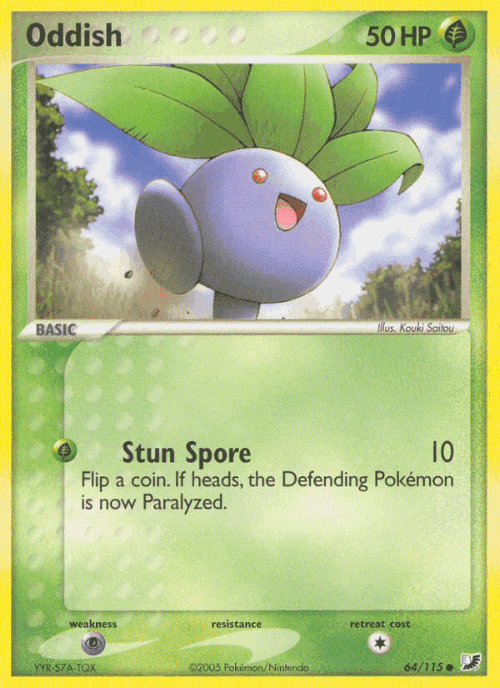Oddish Unseen Forces card