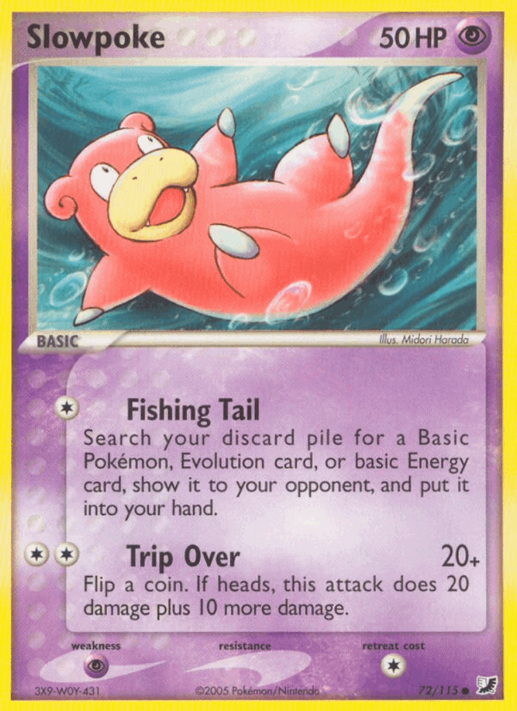 Slowpoke #72 from Unseen Forces - Common - Illustrated by Midori Harada