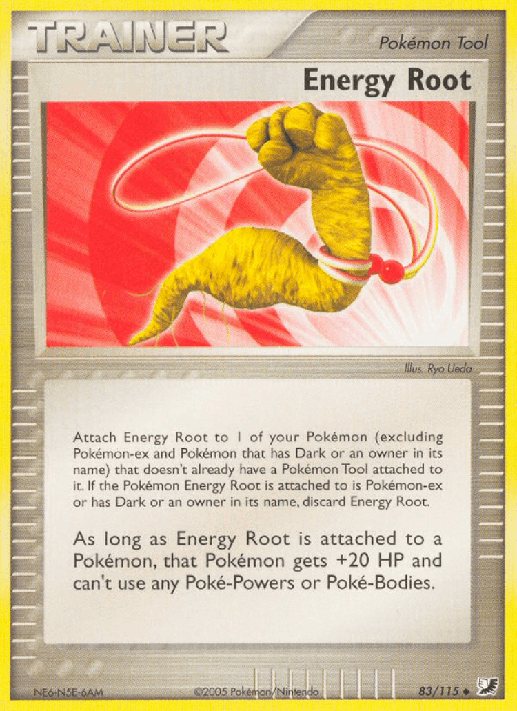 Energy Root #83 from Unseen Forces - Uncommon - Illustrated by Ryo Ueda