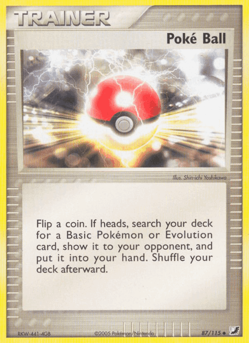 Poké Ball Unseen Forces card