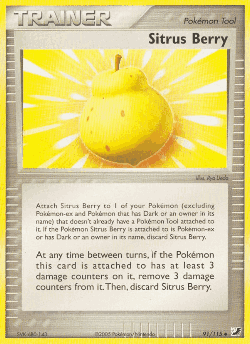 Sitrus Berry 91, Unseen Forces