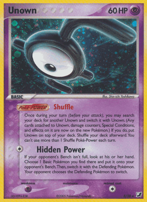 Unown Unseen Forces card