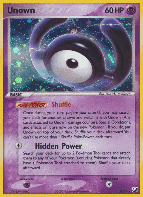 Unown Unseen Forces card