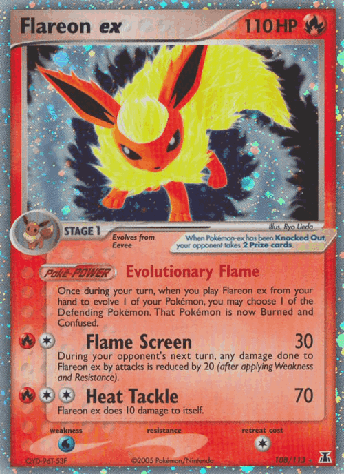 Flareon ex 108, Delta Species