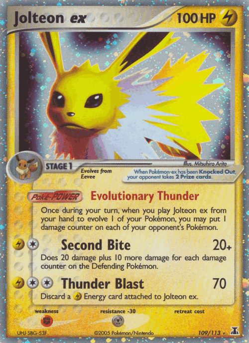 Jolteon ex 109, Delta Species