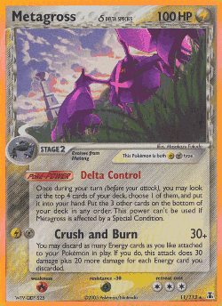Metagross δ Pokémon TCG card art