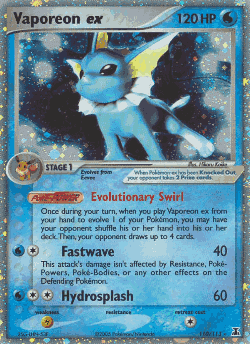 Vaporeon ex 110, Delta Species
