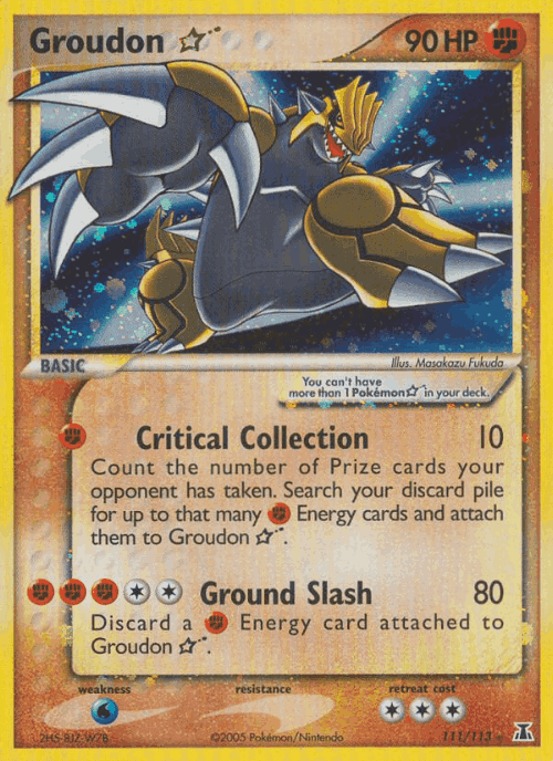 Groudon ☆ 111, Delta Species