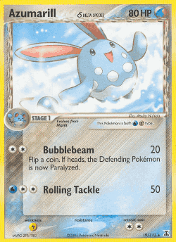 Azumarill δ Pokémon TCG card art