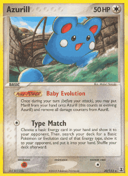 Azurill Pokémon TCG card art