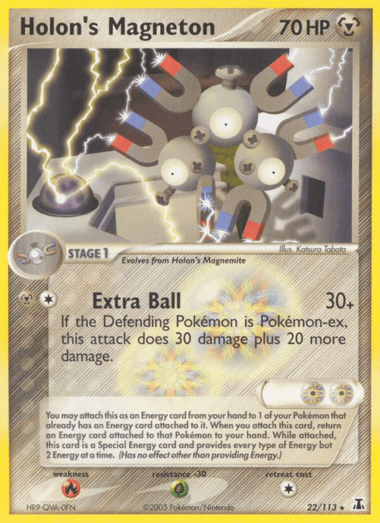 Holon's Magneton #22 from Delta Species - Rare - Illustrated by Katsura Tabata
