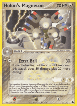 Holon's Magneton Pokémon TCG card art