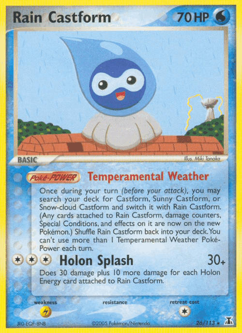 Rain Castform 26, Delta Species
