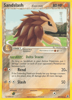 Sandslash δ 27, Delta Species