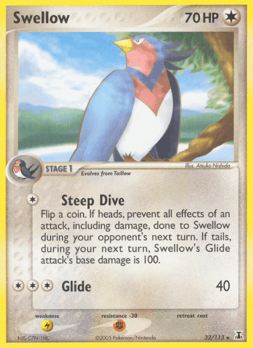 Swellow 32, Delta Species