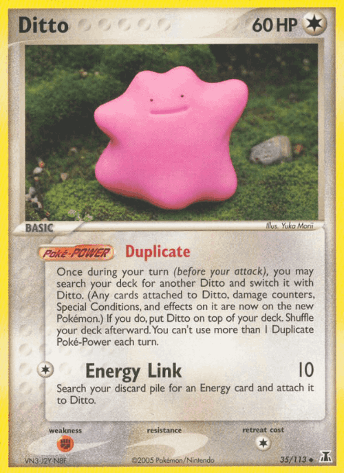 Ditto #35 from Delta Species - Uncommon - Illustrated by Yuka Morii