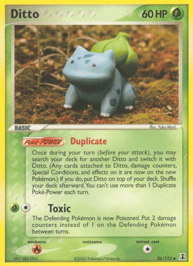 Ditto #36 from Delta Species - Uncommon - Illustrated by Yuka Morii