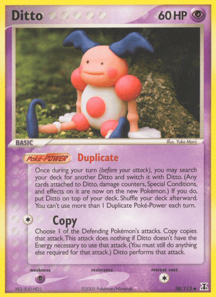 Ditto #38 from Delta Species - Uncommon - Illustrated by Yuka Morii