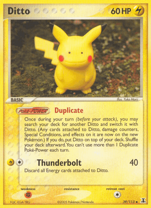 Ditto #39 from Delta Species - Uncommon - Illustrated by Yuka Morii