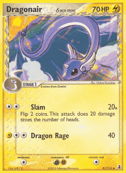 Dragonair δ 41, Delta Species