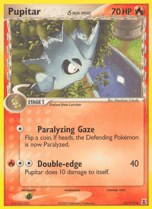 Pupitar δ 51, Delta Species