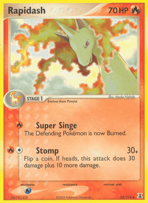 Rapidash 52, Delta Species