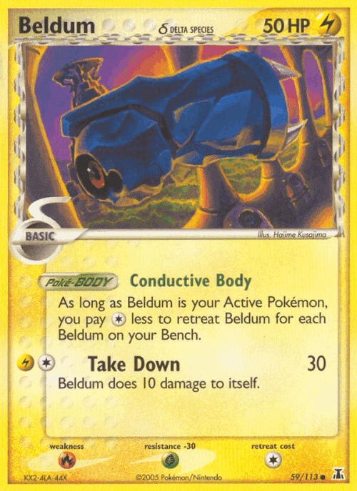 Beldum δ 59, Delta Species