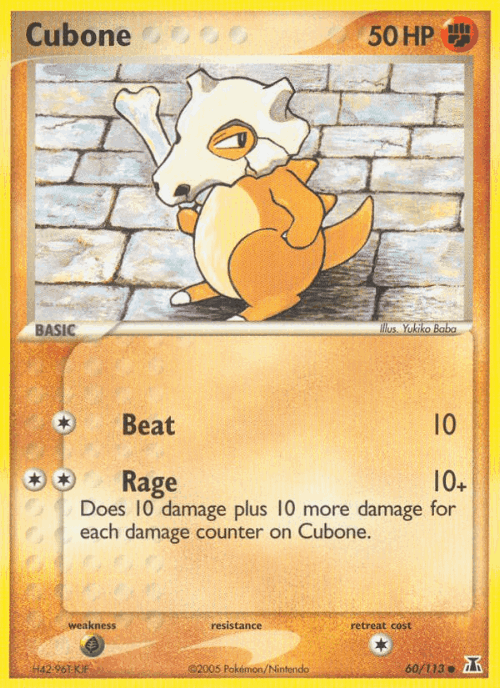 Cubone 60, Delta Species