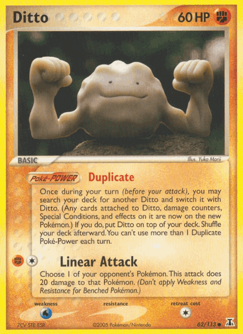 Ditto 62, Delta Species