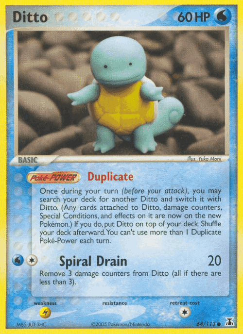 Ditto #64 from Delta Species - Common - Illustrated by Yuka Morii