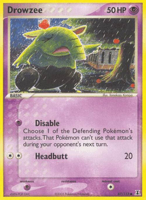 Drowzee 67, Delta Species