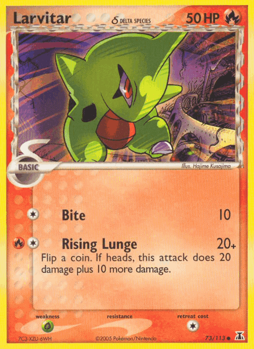 Larvitar δ 73, Delta Species