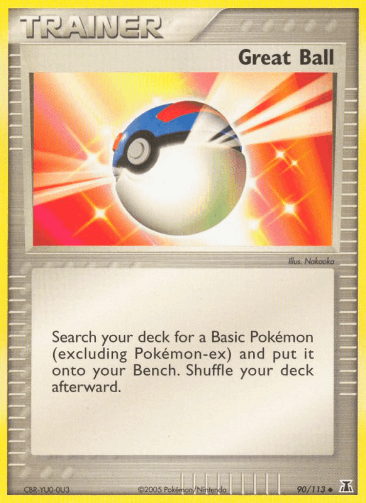 Great Ball #90 from Delta Species - Uncommon - Illustrated by Nakaoka