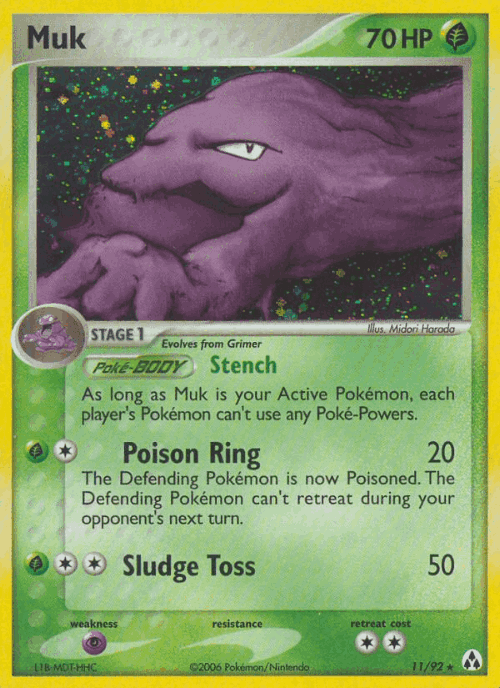 Muk Pokémon TCG card art