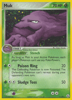 Muk Pokémon TCG card art