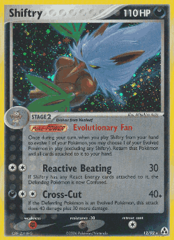 Shiftry Pokémon TCG card art
