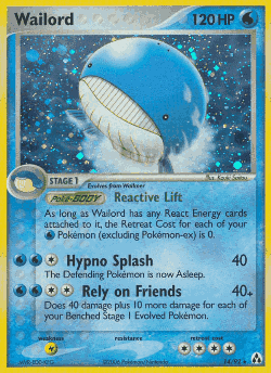 Wailord Pokémon TCG card art