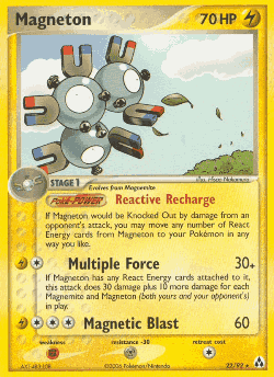 Magneton Pokémon TCG card art