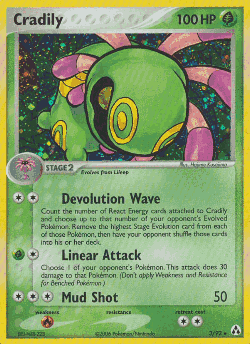 Cradily Pokémon TCG card art