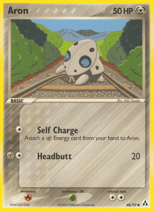Aron #48 from Legend Maker - Common - Illustrated by Miki Tanaka