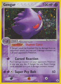 Gengar Pokémon TCG card art
