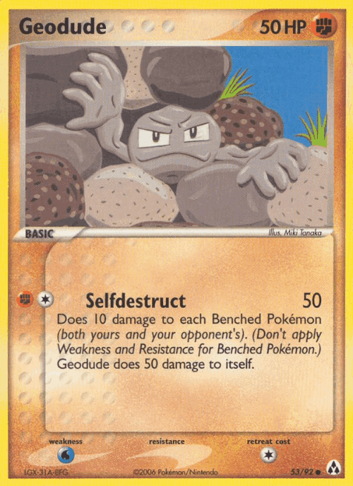 Geodude 53, Legend Maker