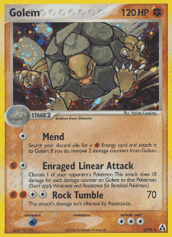 Golem Pokémon TCG card art