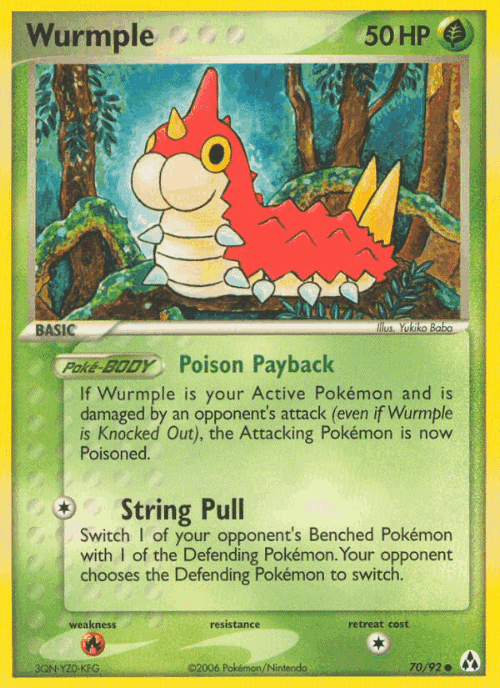 Wurmple 70, Legend Maker