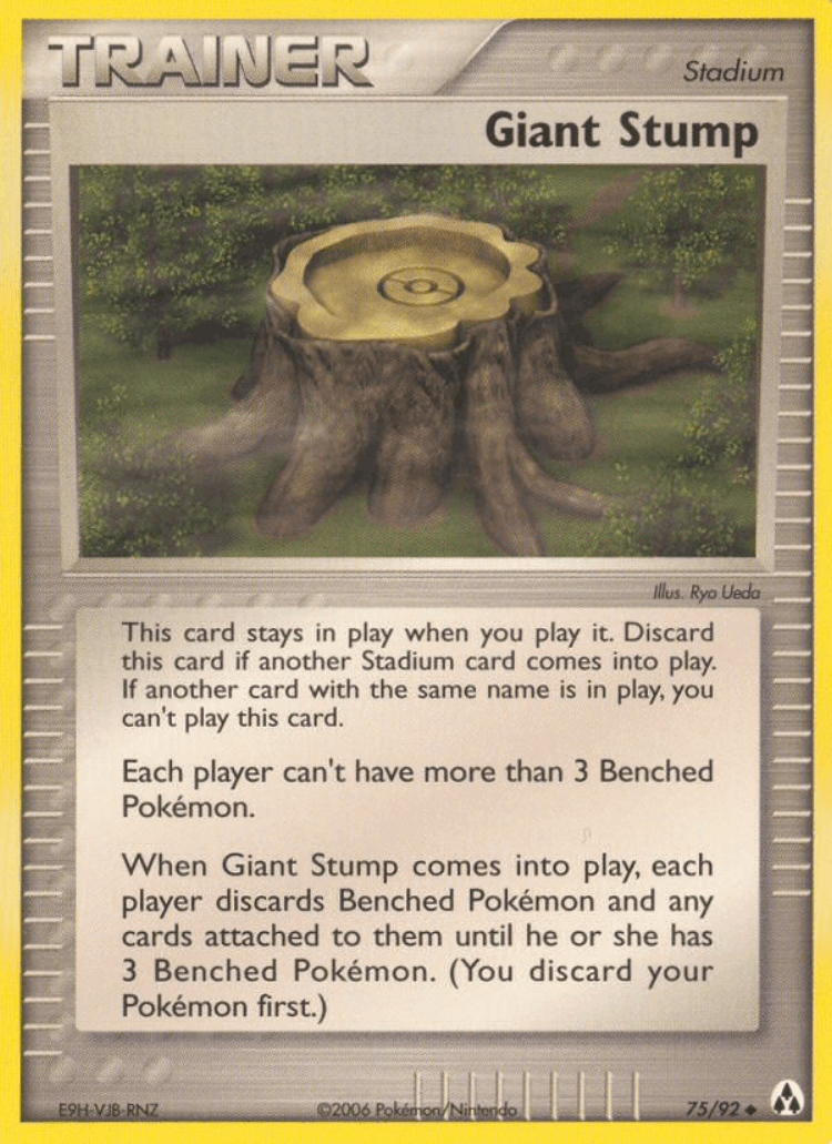 Giant Stump #75 from Legend Maker - Uncommon - Illustrated by Ryo Ueda