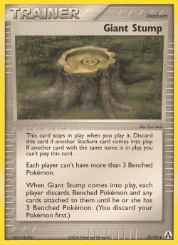Giant Stump 75, Legend Maker